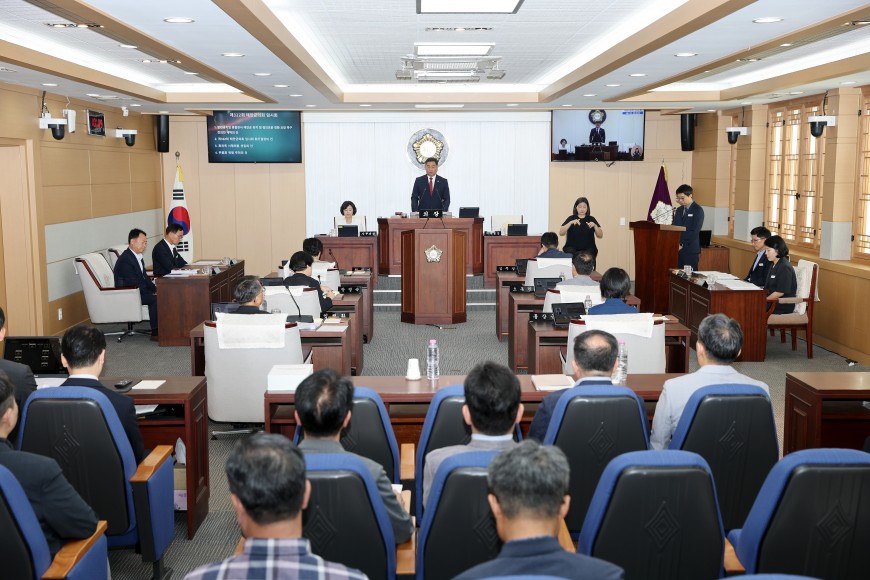 제10대 태안군의회, 제322회 임시..